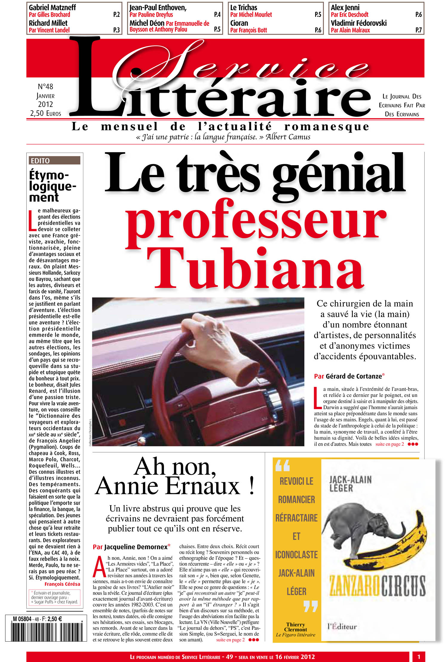 Professeur Tubiana