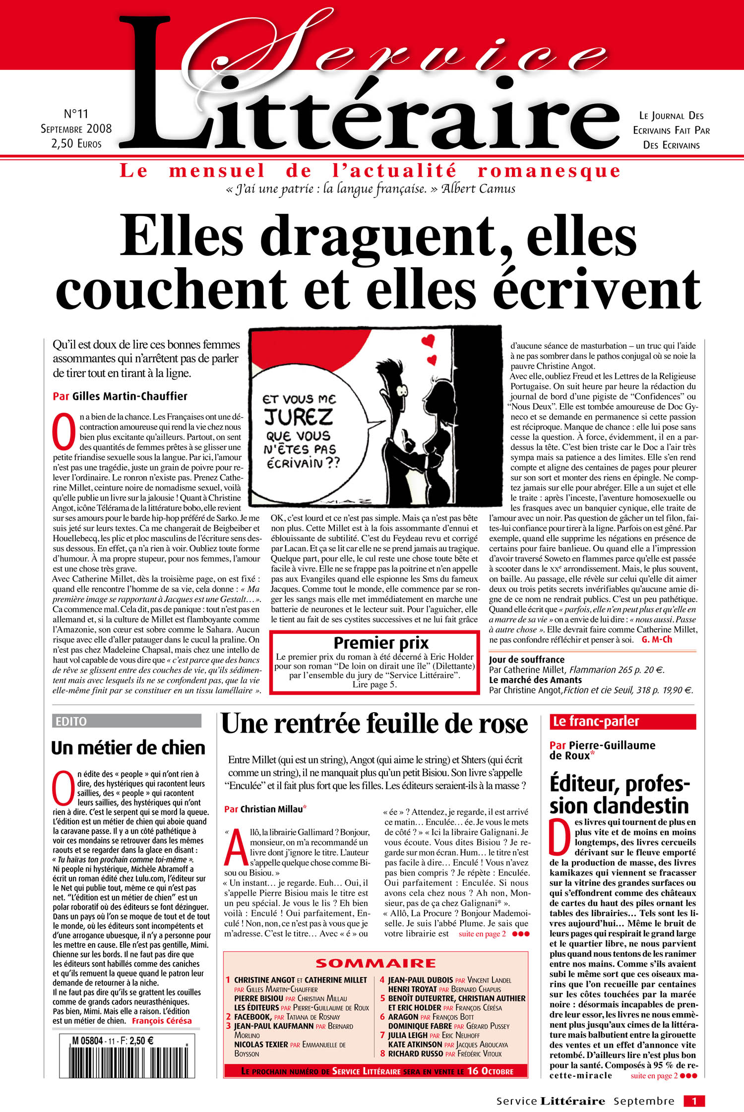 Elles draguent, elles couchent et elles écrivent