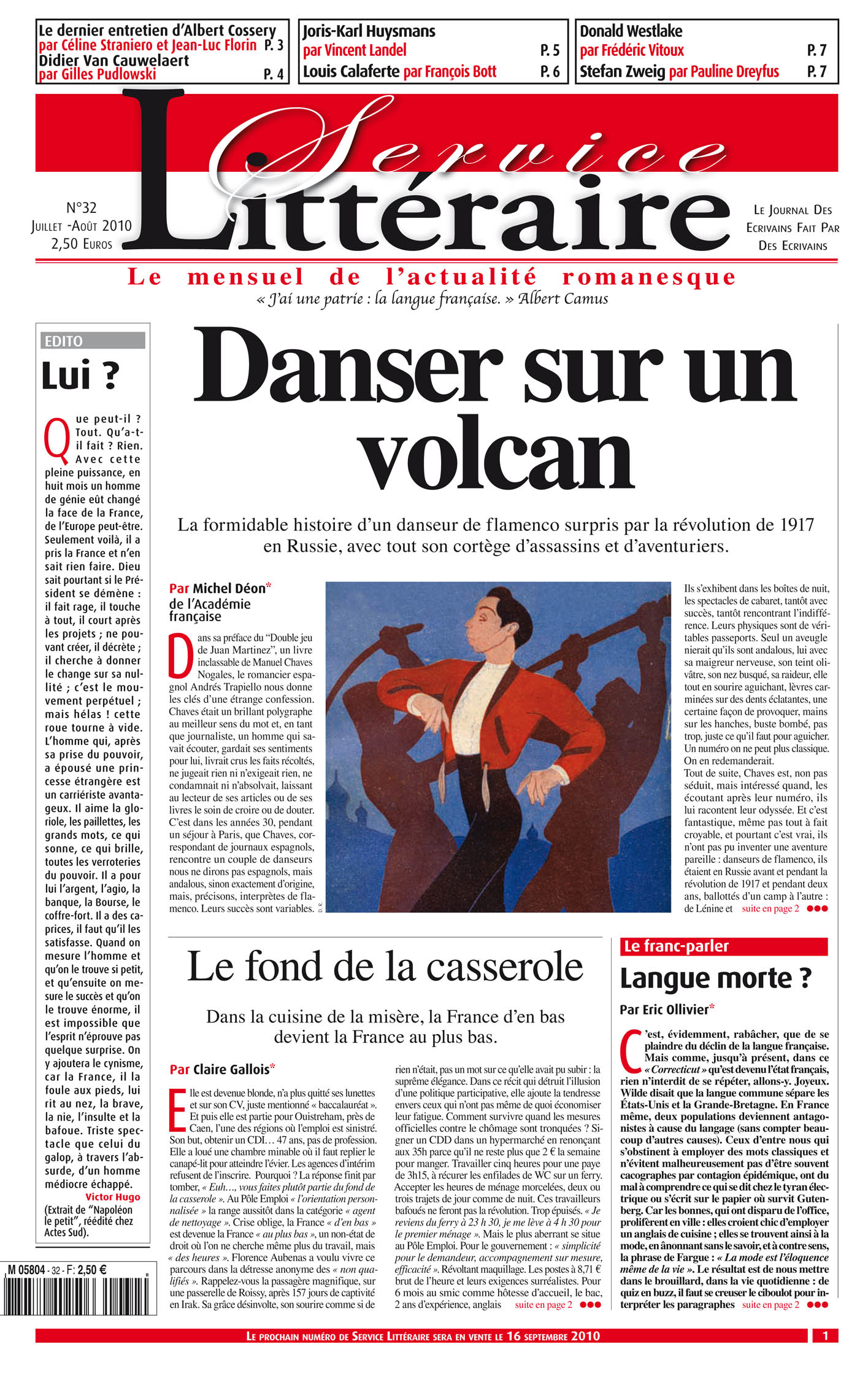 Danser sur un volcan