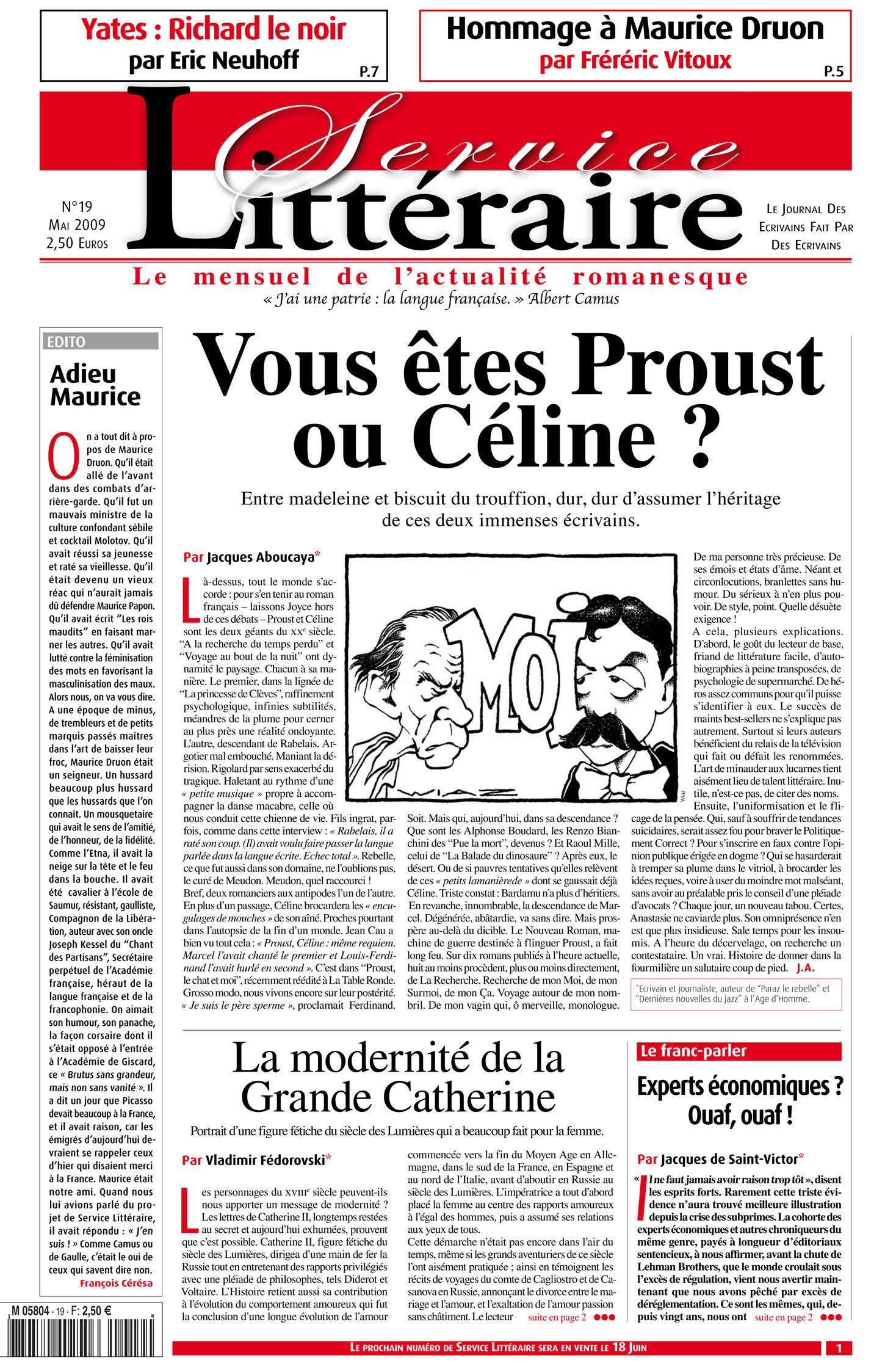 Vous êtes Proust ou Céline ?