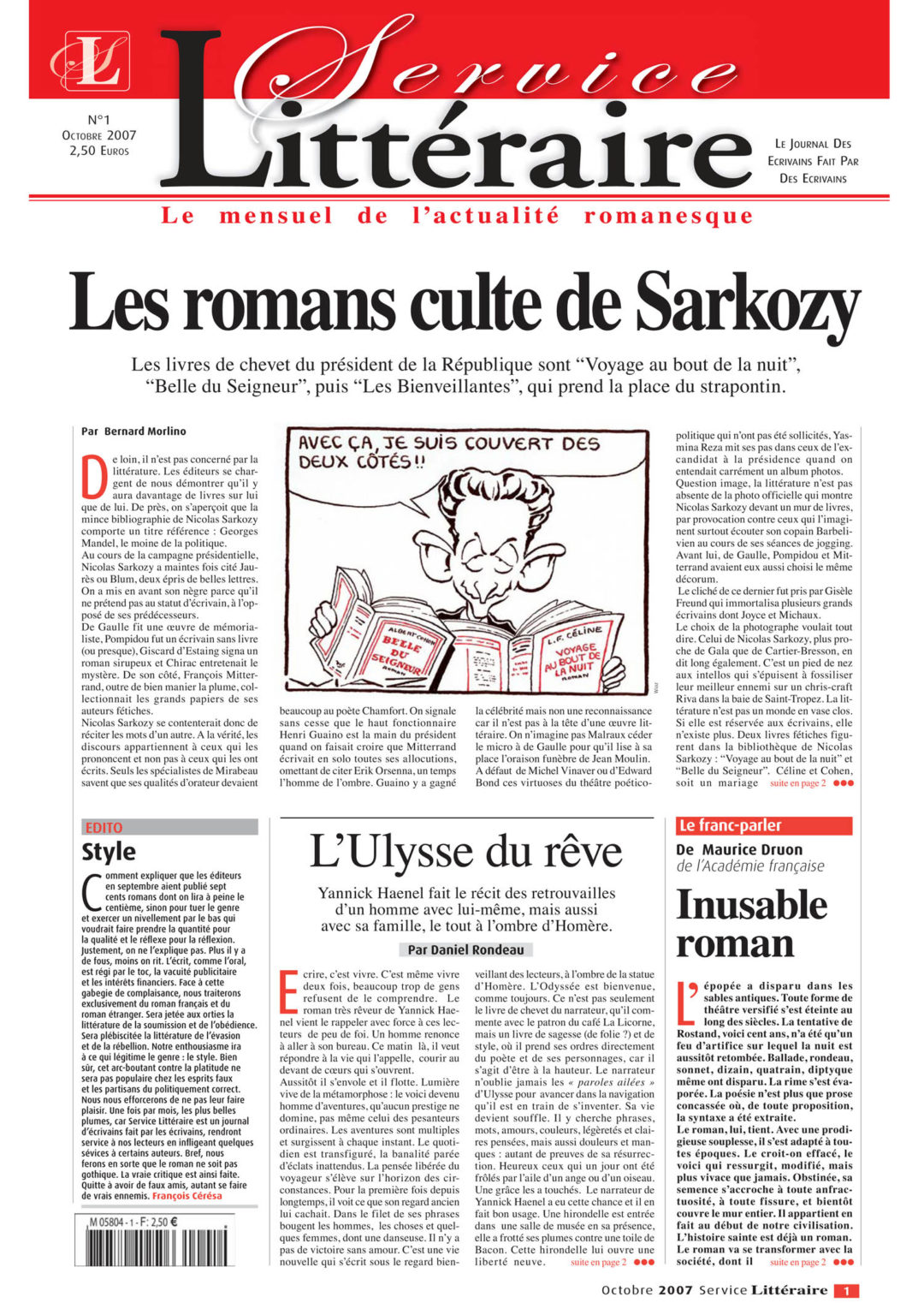 Les romans cultes de Sarkozy