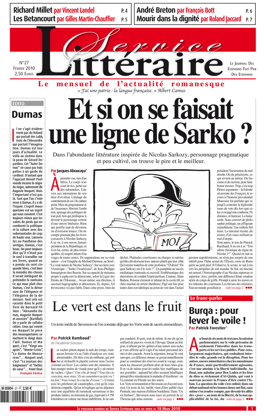 Et si on se faisait une ligne de Sarko