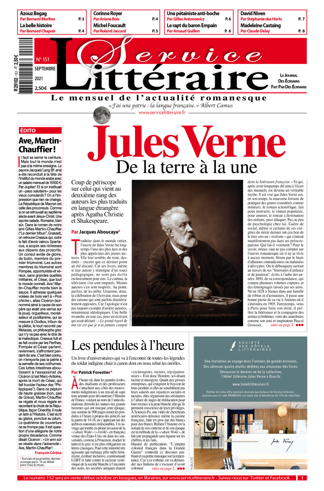 SL 151 Septembre 2021 Jules Verne