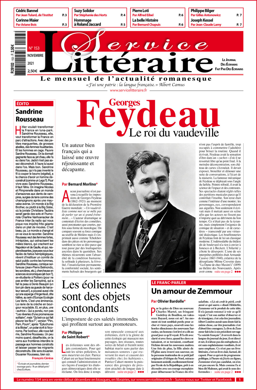 Une 153 Feydeau Novembre 2021