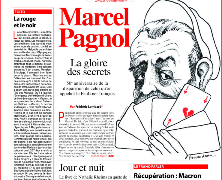 Une_184 Marcel Pagnol septembre 2024